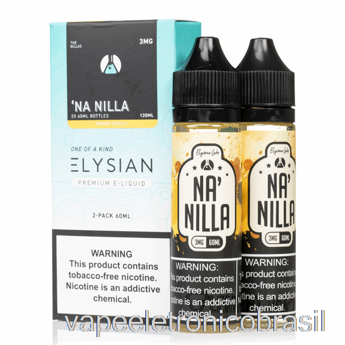 Vape Recarregável Na'nilla - Elysian Labs - 120ml 0mg